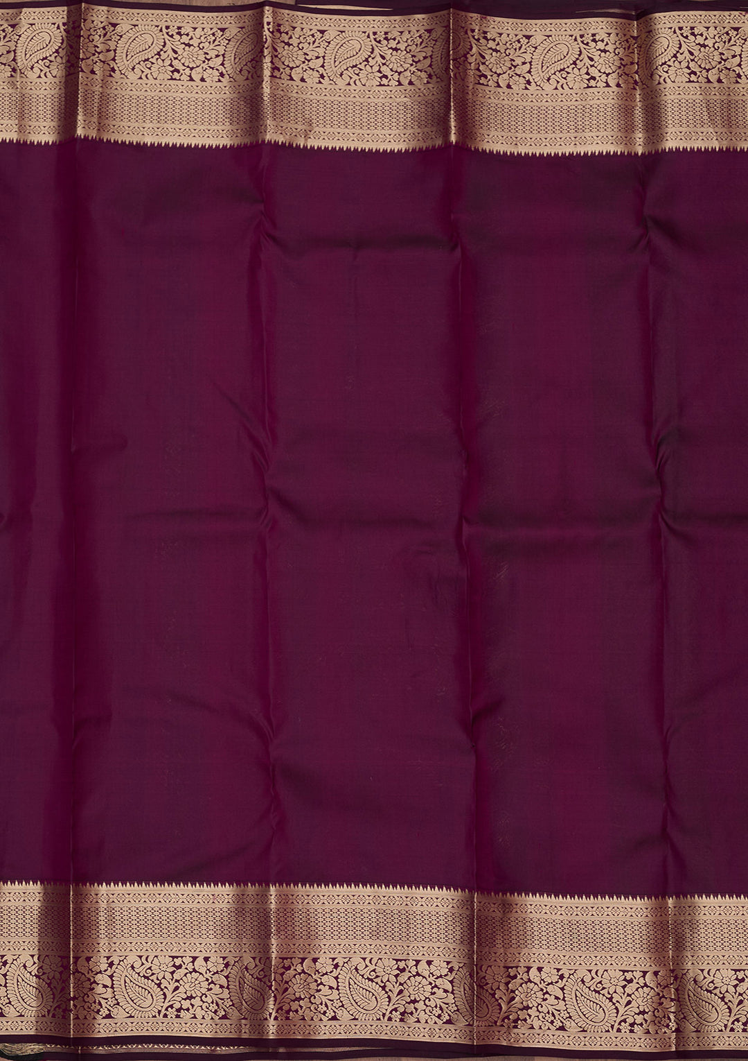 Purple Zariwork (Silver) Silk Silk_Saree