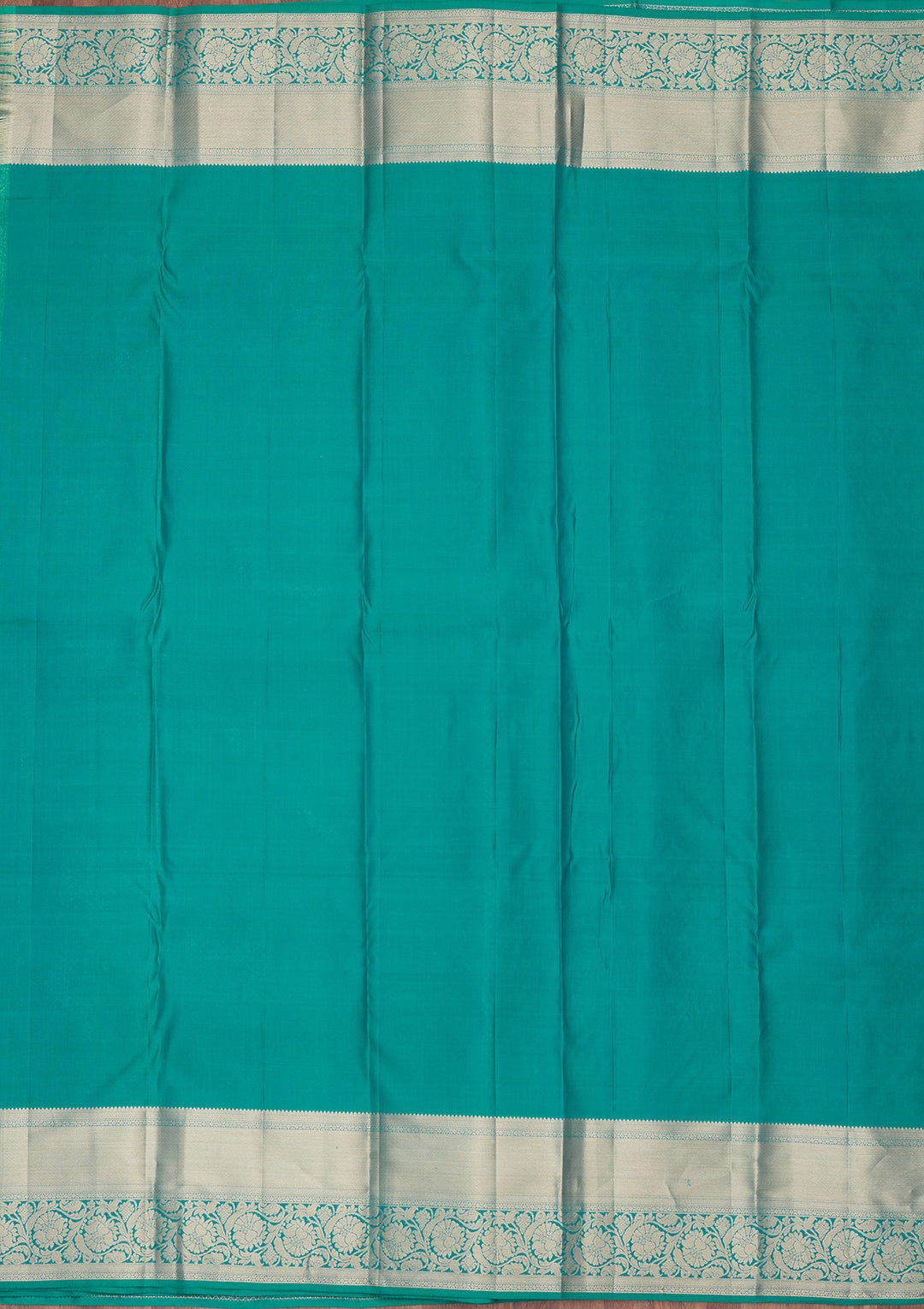 Rama Green Zariwork Pure Silk Saree