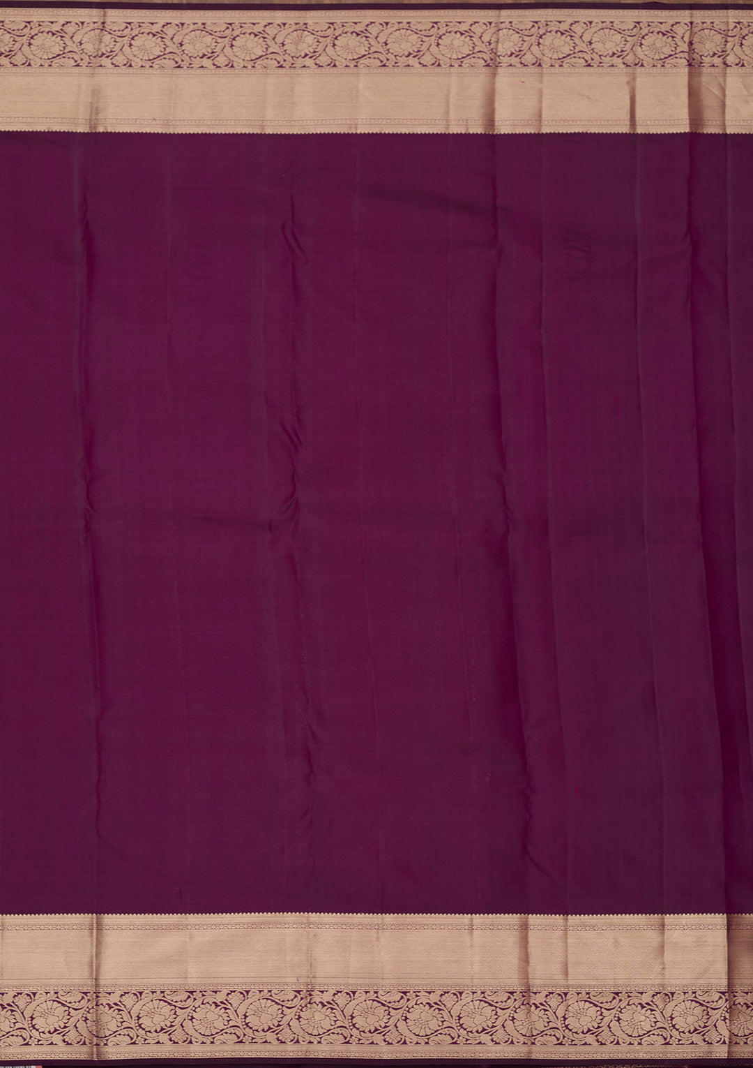 Wine Zariwork (Gold) Pure Silk Silk_Saree