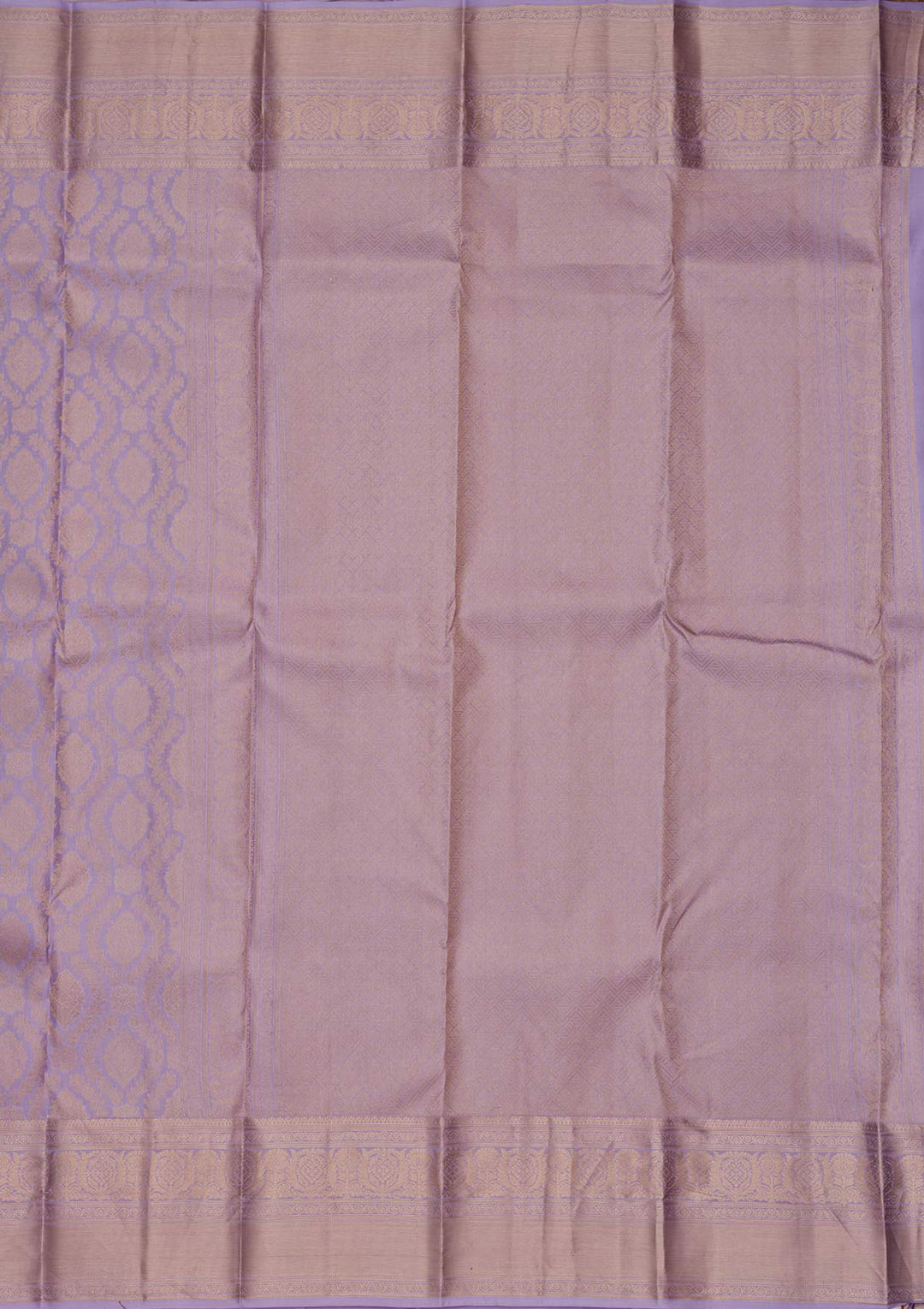 Lavender Zariwork Pure Silk Saree
