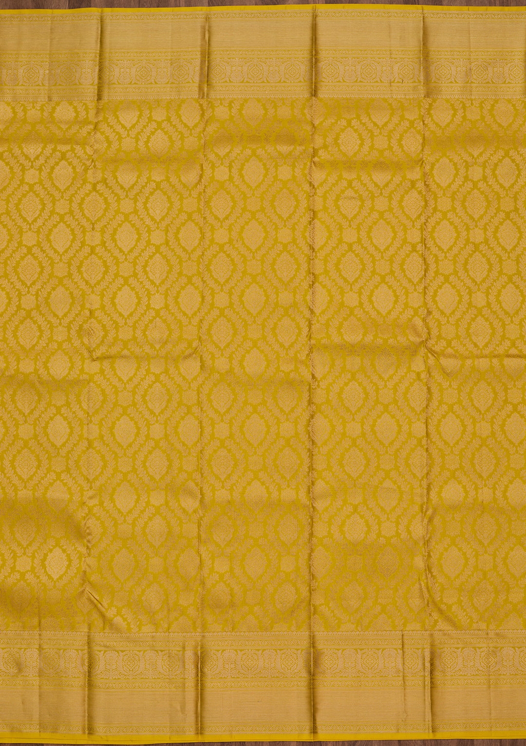 Yellow Zariwork Pure Silk Saree