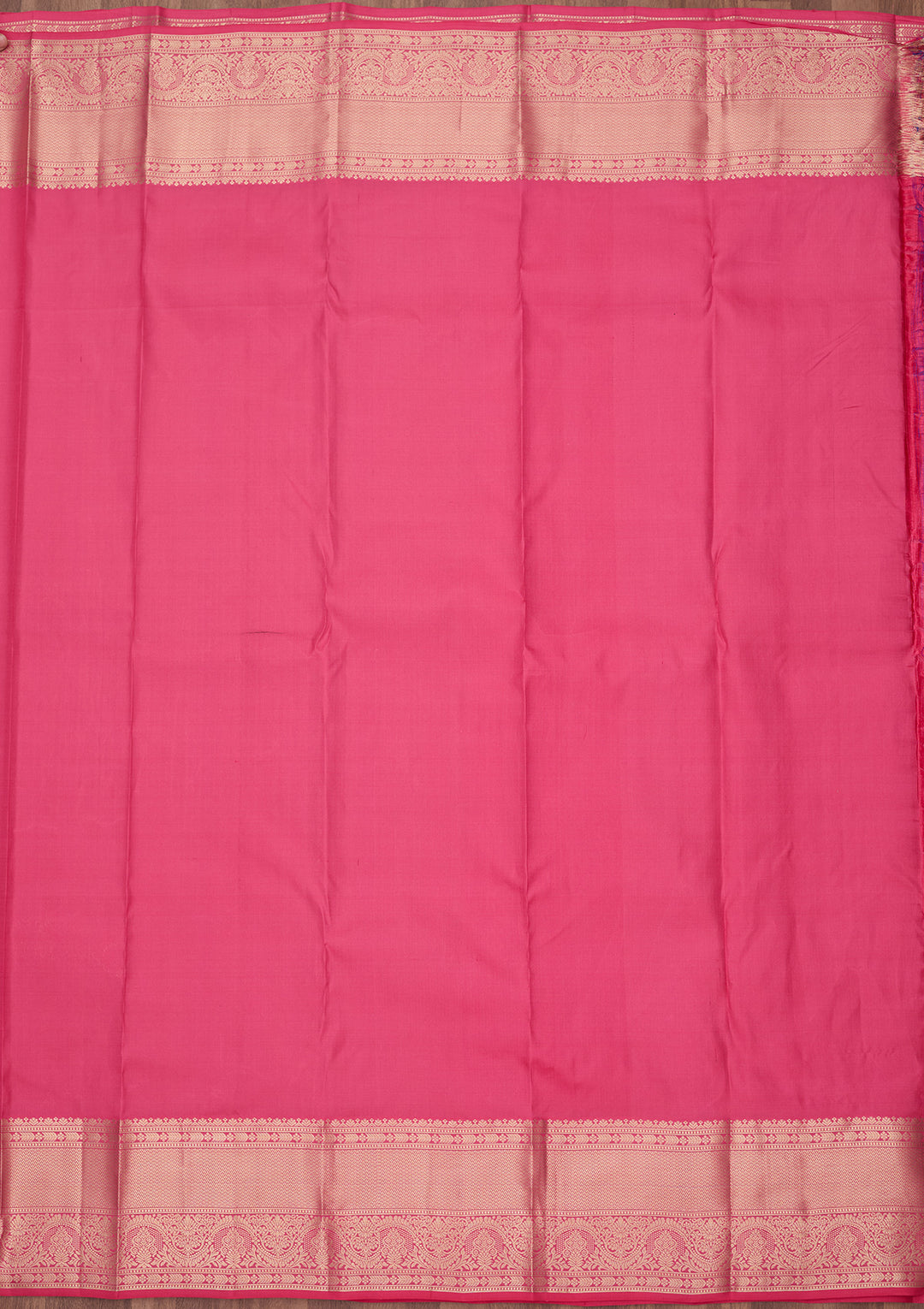 Pink Zariwork (Silver) Silk Silk_Saree