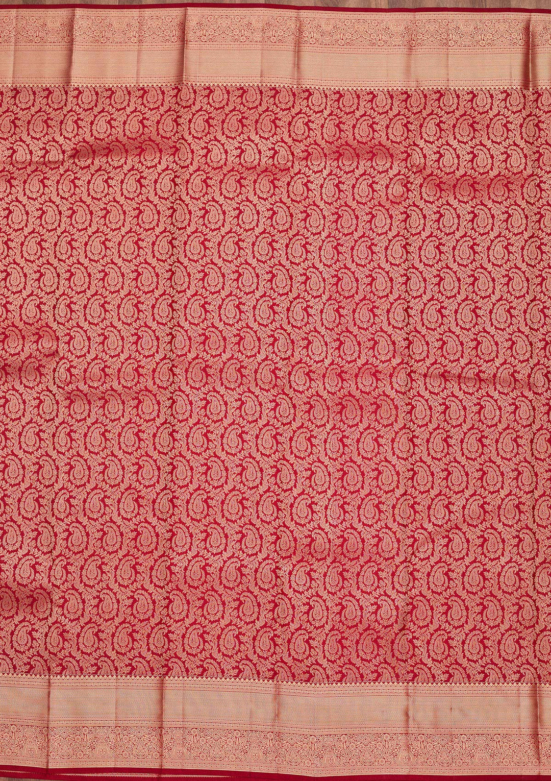 Maroon Zariwork Pure Silk Saree