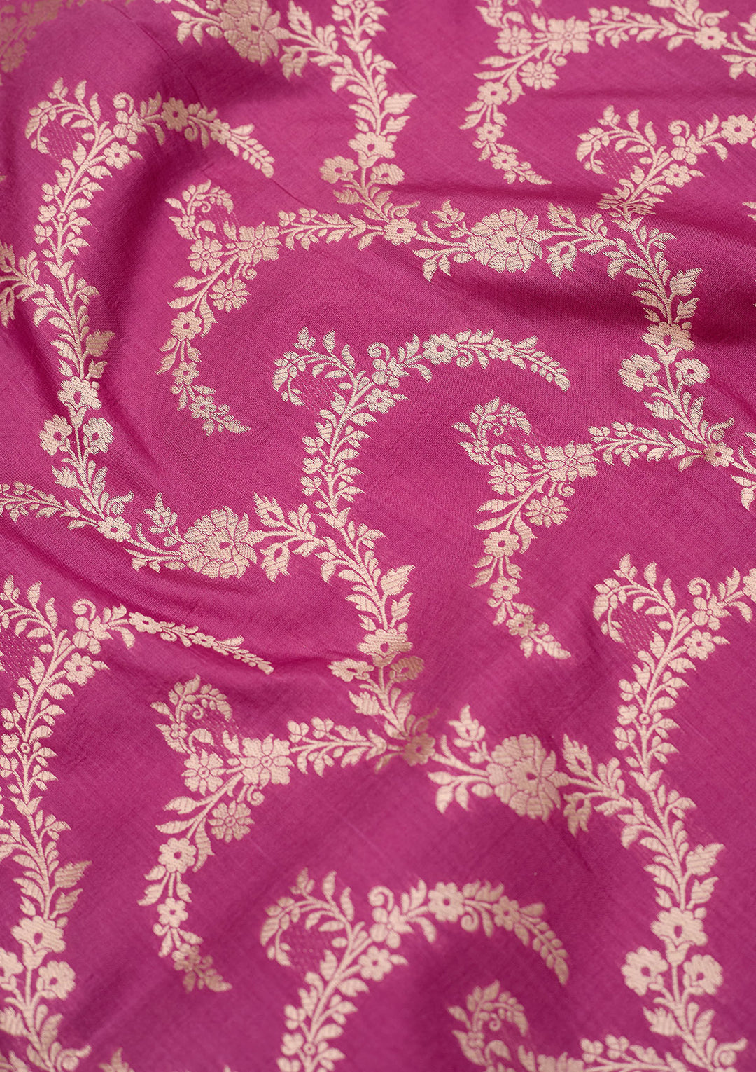 Mauve Zariwork Pure Silk Saree