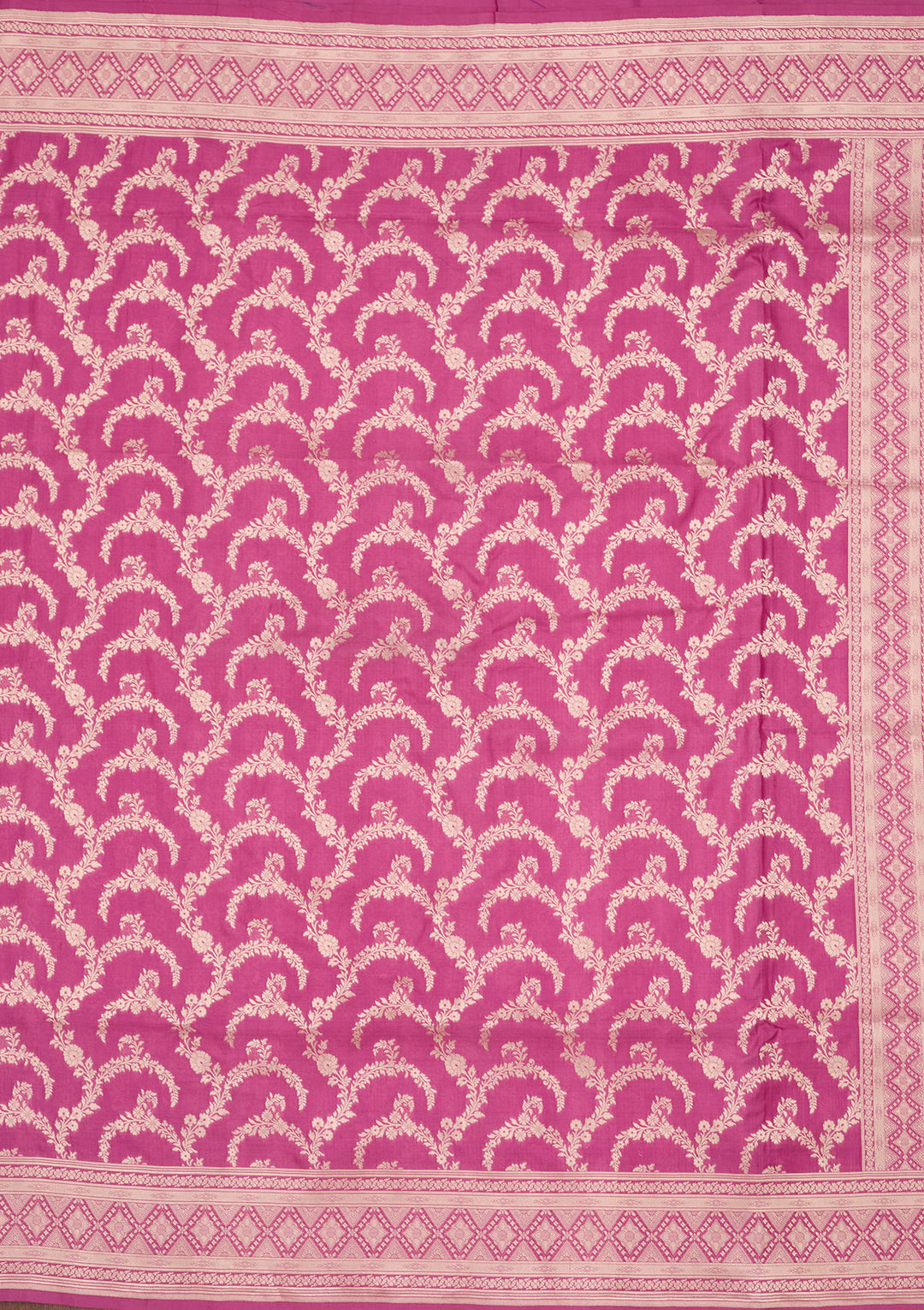 Mauve Zariwork Pure Silk Saree