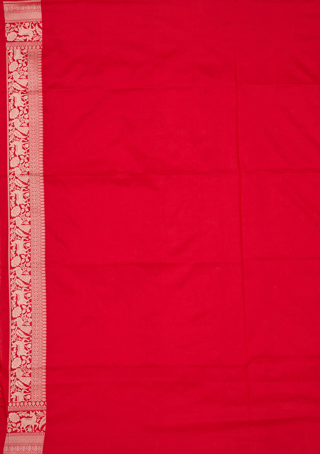 Red Zariwork Pure Silk Saree