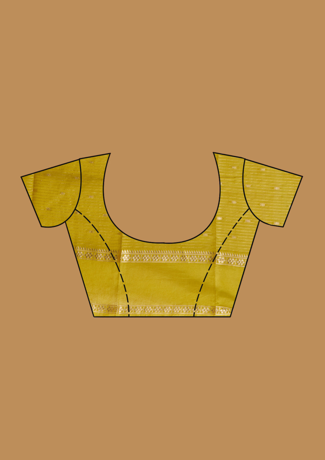 Wine Zariwork (Gold) Art Silk Silk_Saree