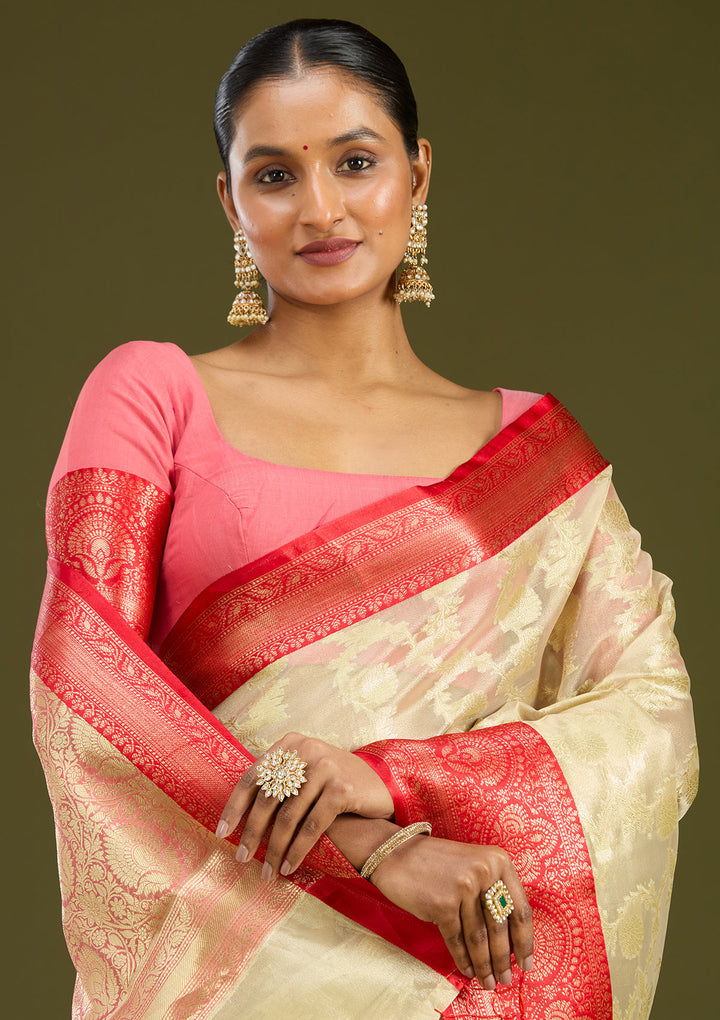 Gold Zariwork (Gold) Art Silk Silk Saree
