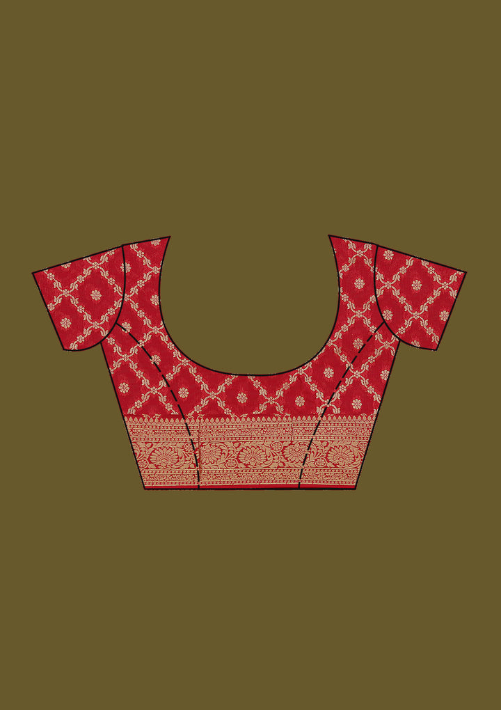 Pink Zariwork Georgette Silk Saree