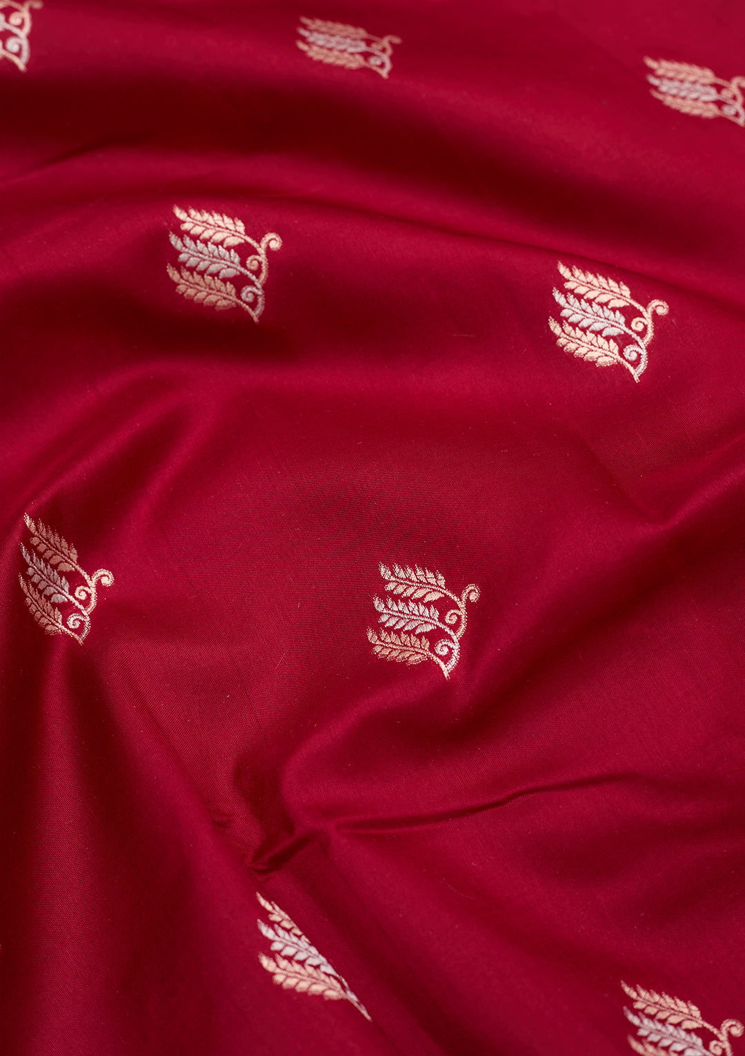 Wine Zariwork (Gold) Silk Silk_Saree