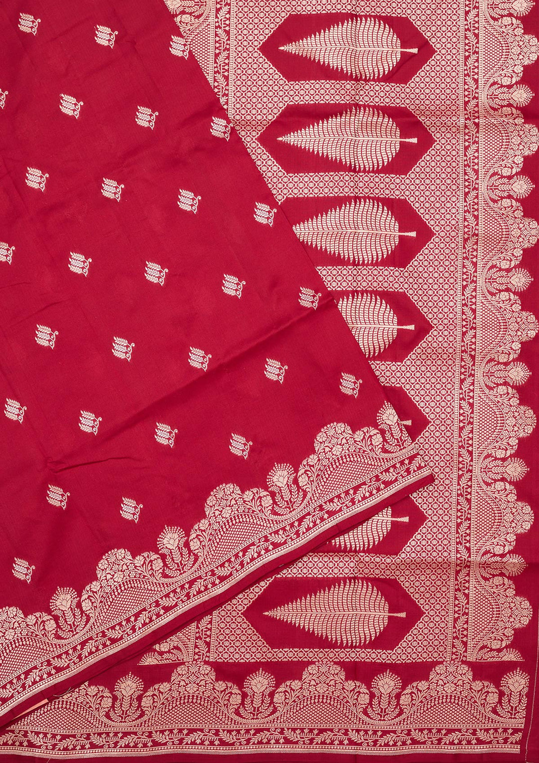 Wine Zariwork (Gold) Silk Silk_Saree