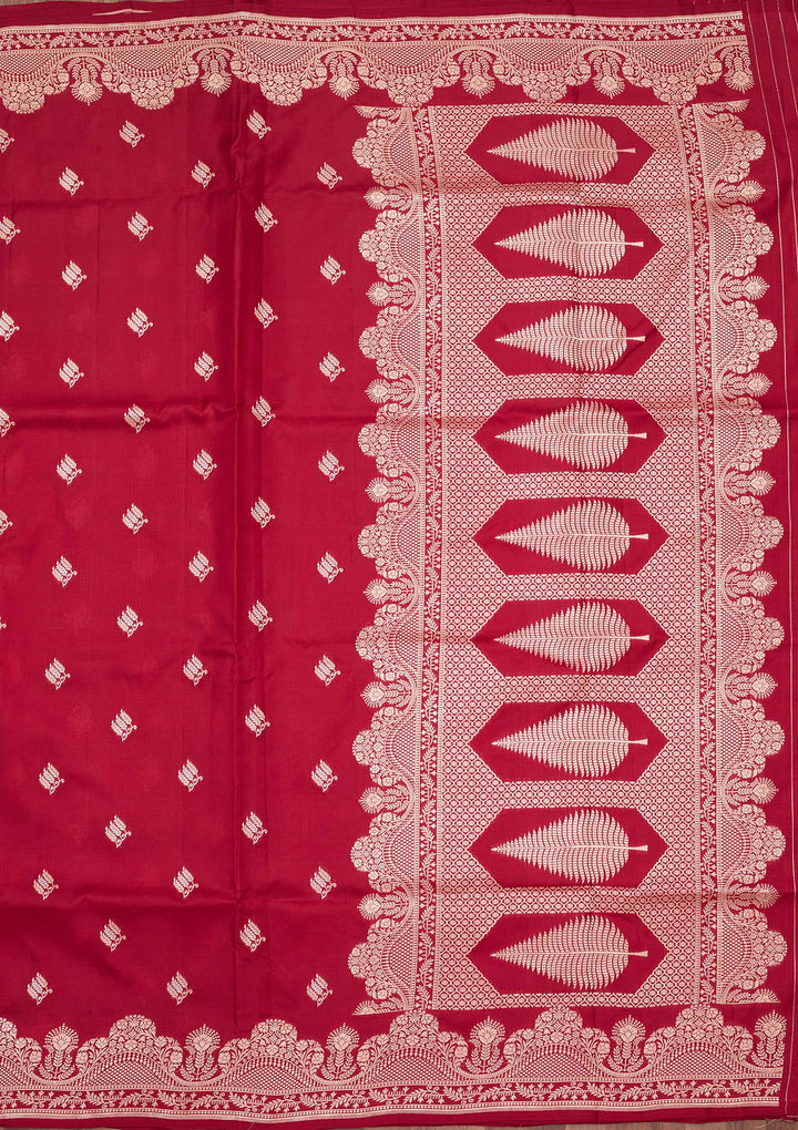 Wine Zariwork (Gold) Silk Silk_Saree