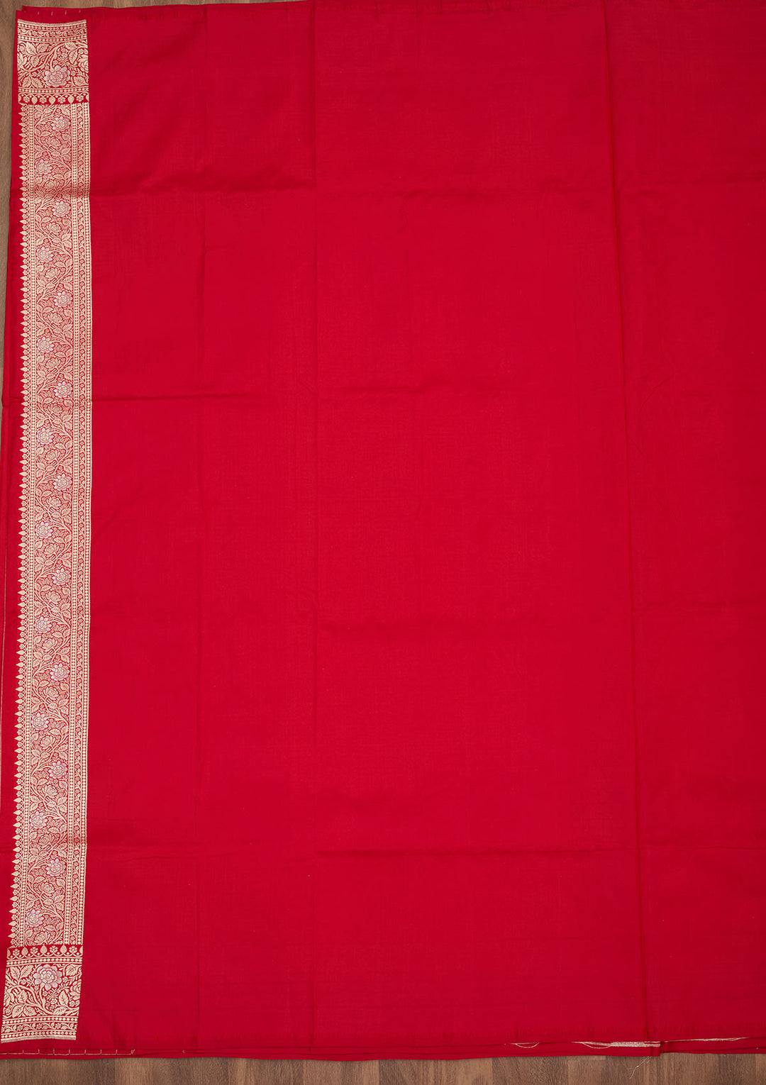 Red Zariwork Pure Silk Saree