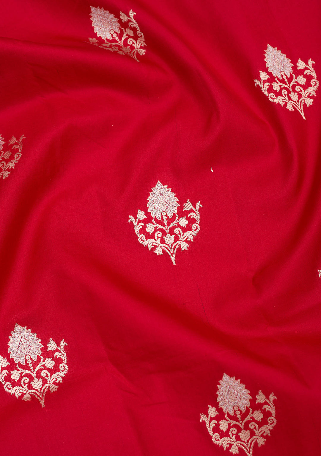 Red Zariwork Pure Silk Saree