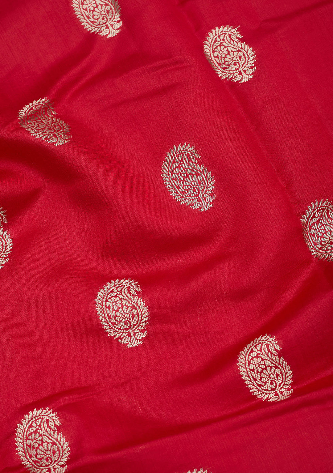 Red Zariwork Pure Silk Saree