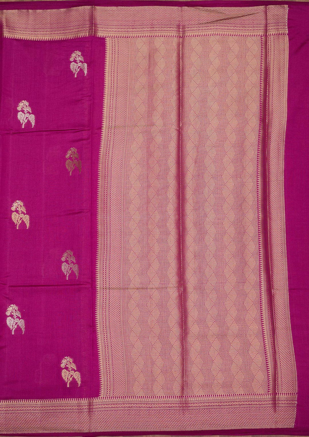 Light Lavender Zariwork Pure Silk Saree