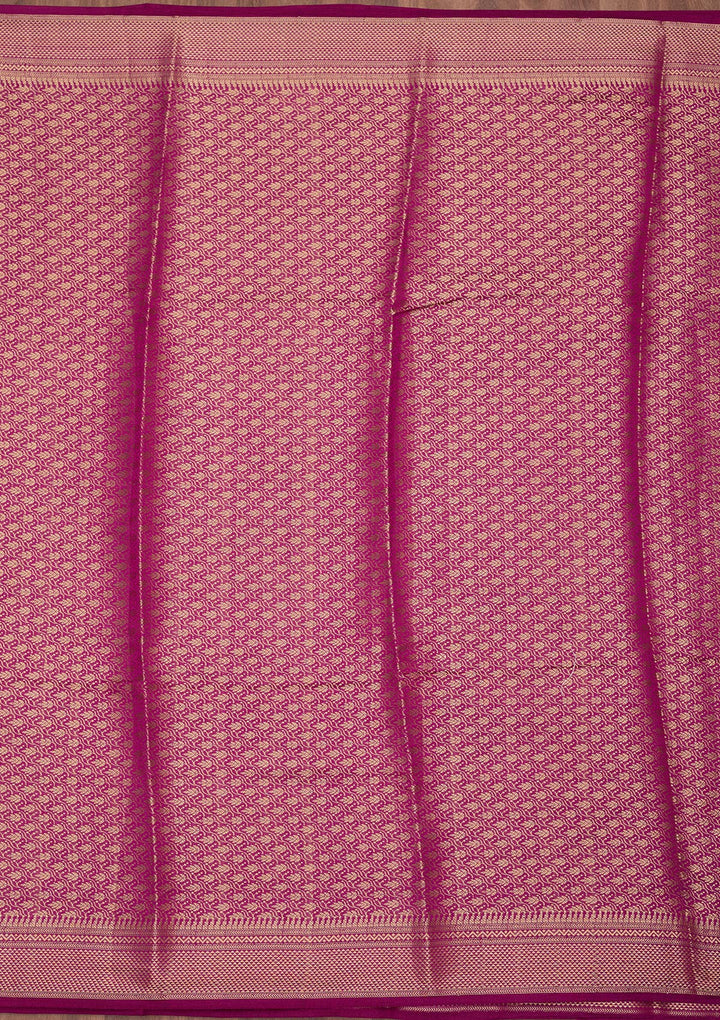 Light Lavender Zariwork Pure Silk Saree