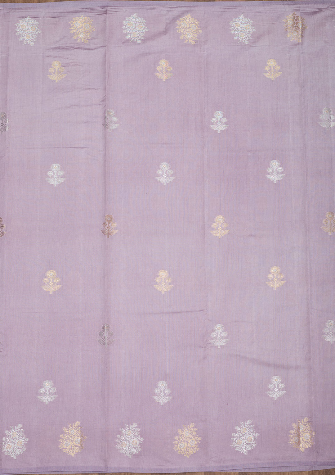 Violet Zariwork Pure Crepe Silk Saree