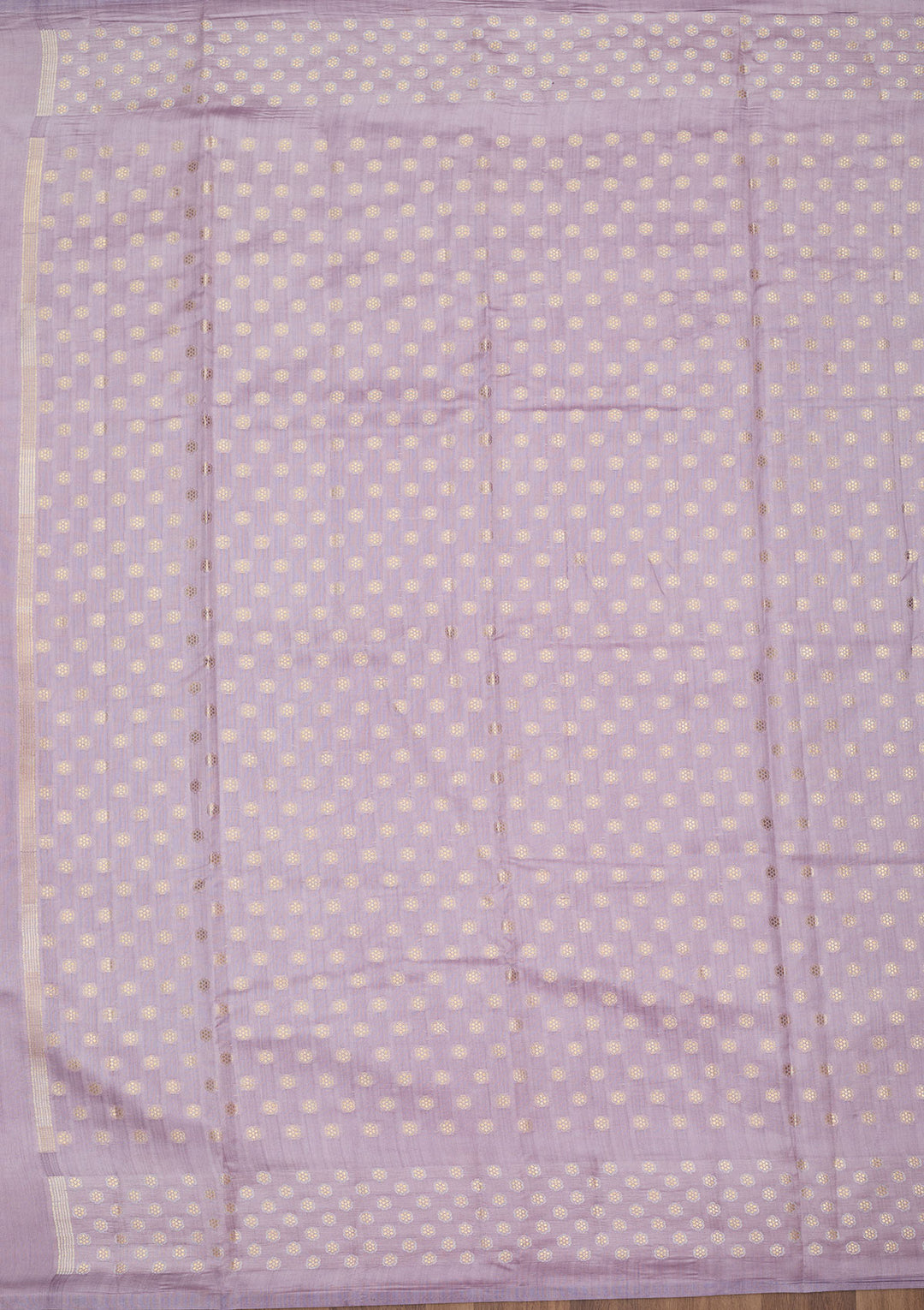 Violet Zariwork Pure Crepe Silk Saree