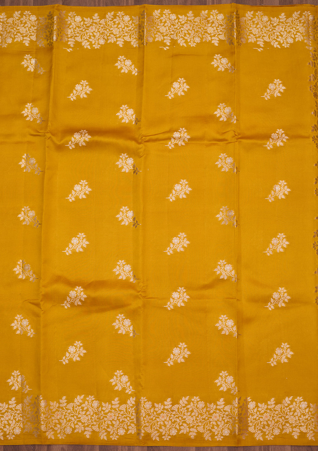 Mustard Zariwork (Gold) Pure Silk Silk_Saree