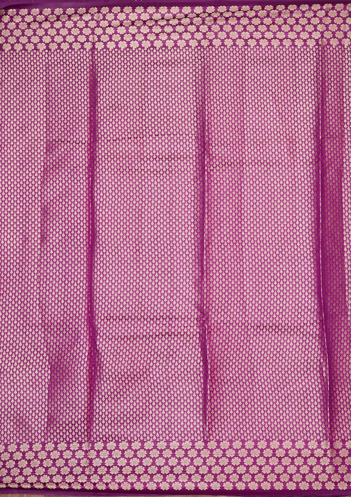 Purple Zariwork (Gold) Pure Silk Silk_Saree