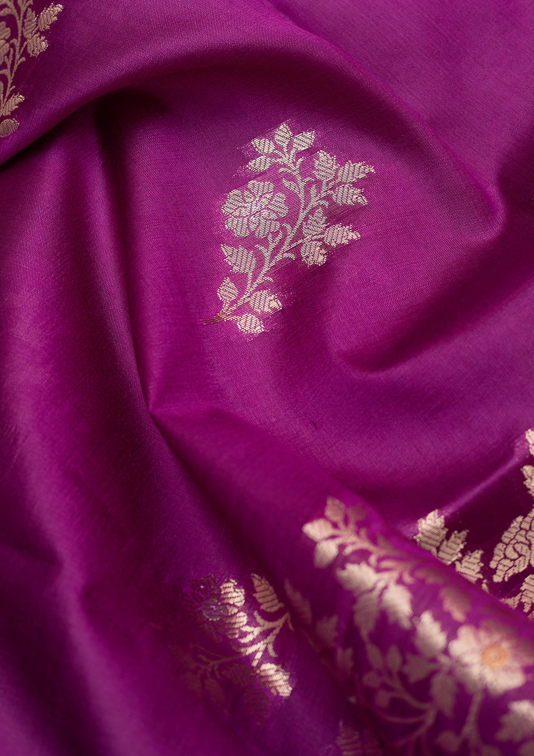 Purple Zariwork (Gold) Pure Silk Silk_Saree