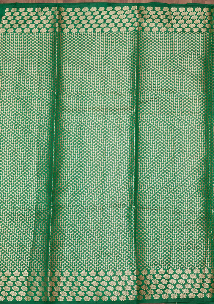 Rama Green Zariwork (Gold) Pure Silk Silk_Saree