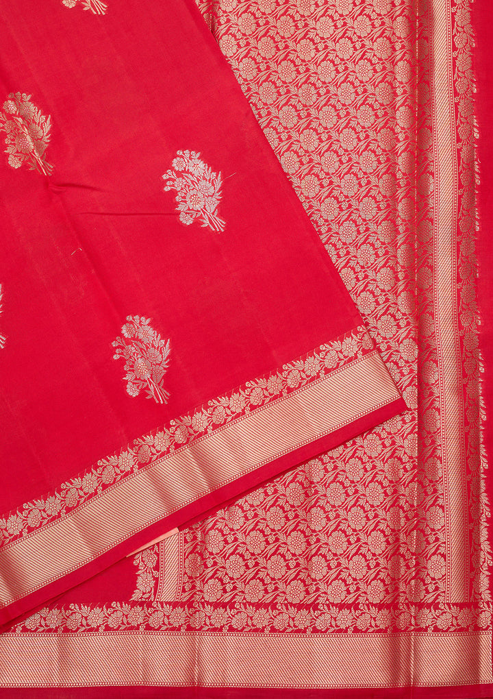 Red Zariwork Silk Silk_Saree