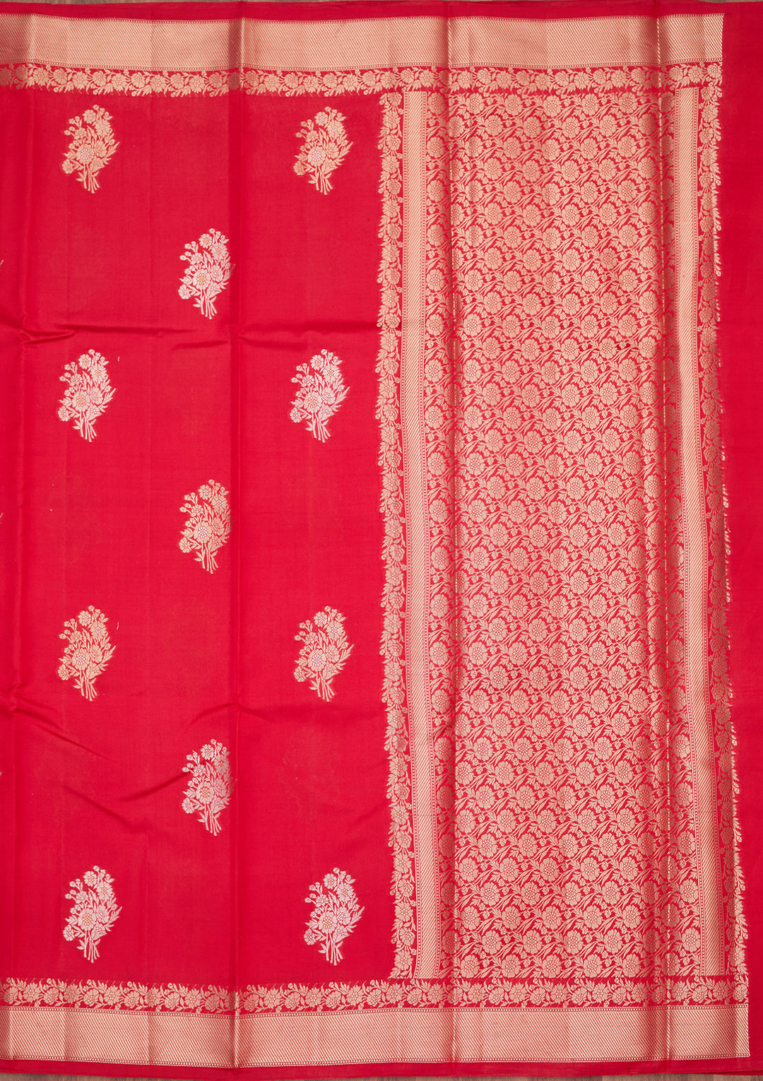 Red Zariwork Silk Silk_Saree
