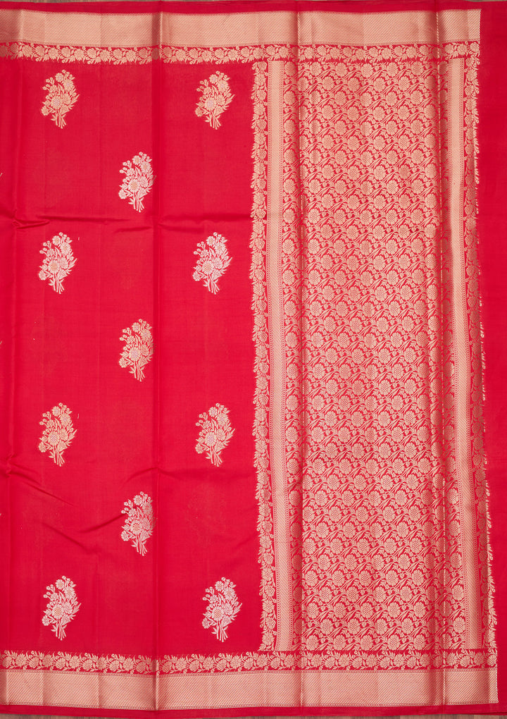 Red Zariwork Silk Silk_Saree