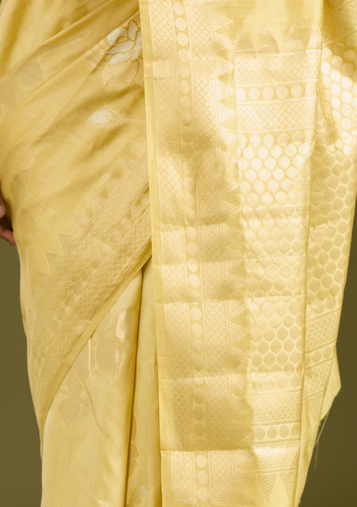 Gold Zariwork (Gold) Pure Silk Saree