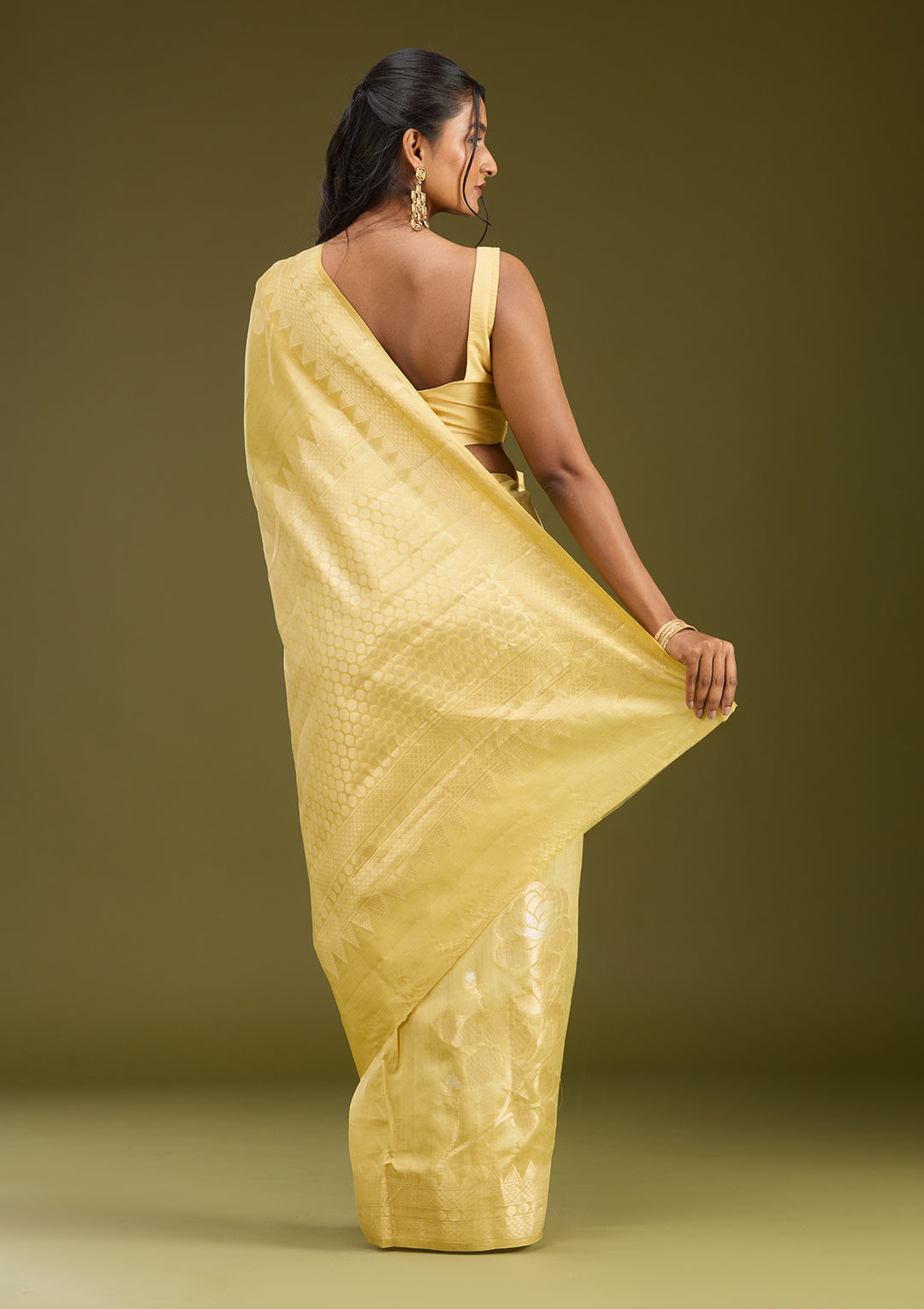 Gold Zariwork (Gold) Pure Silk Saree