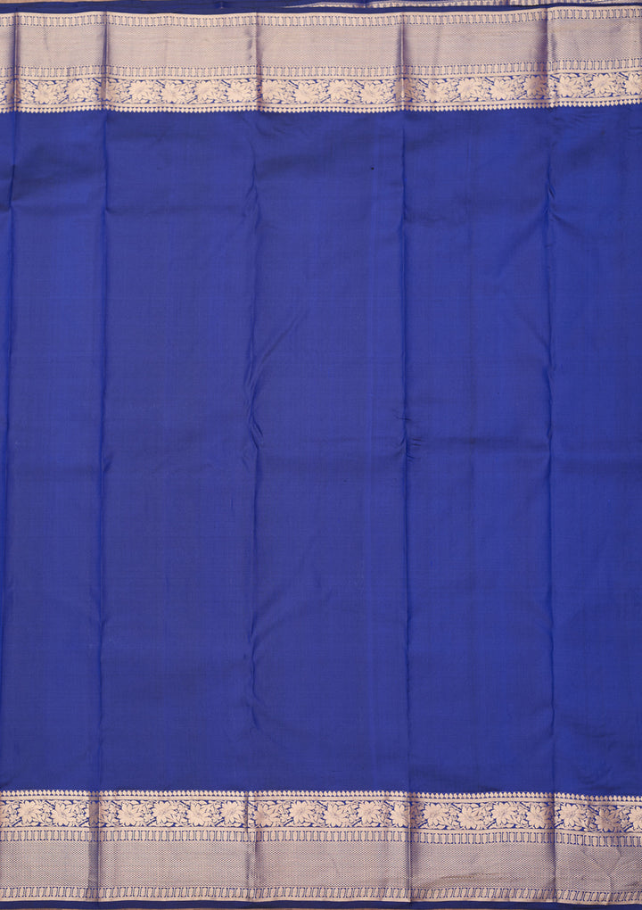Royal Blue Zariwork (Gold) Pure Silk Silk_Saree