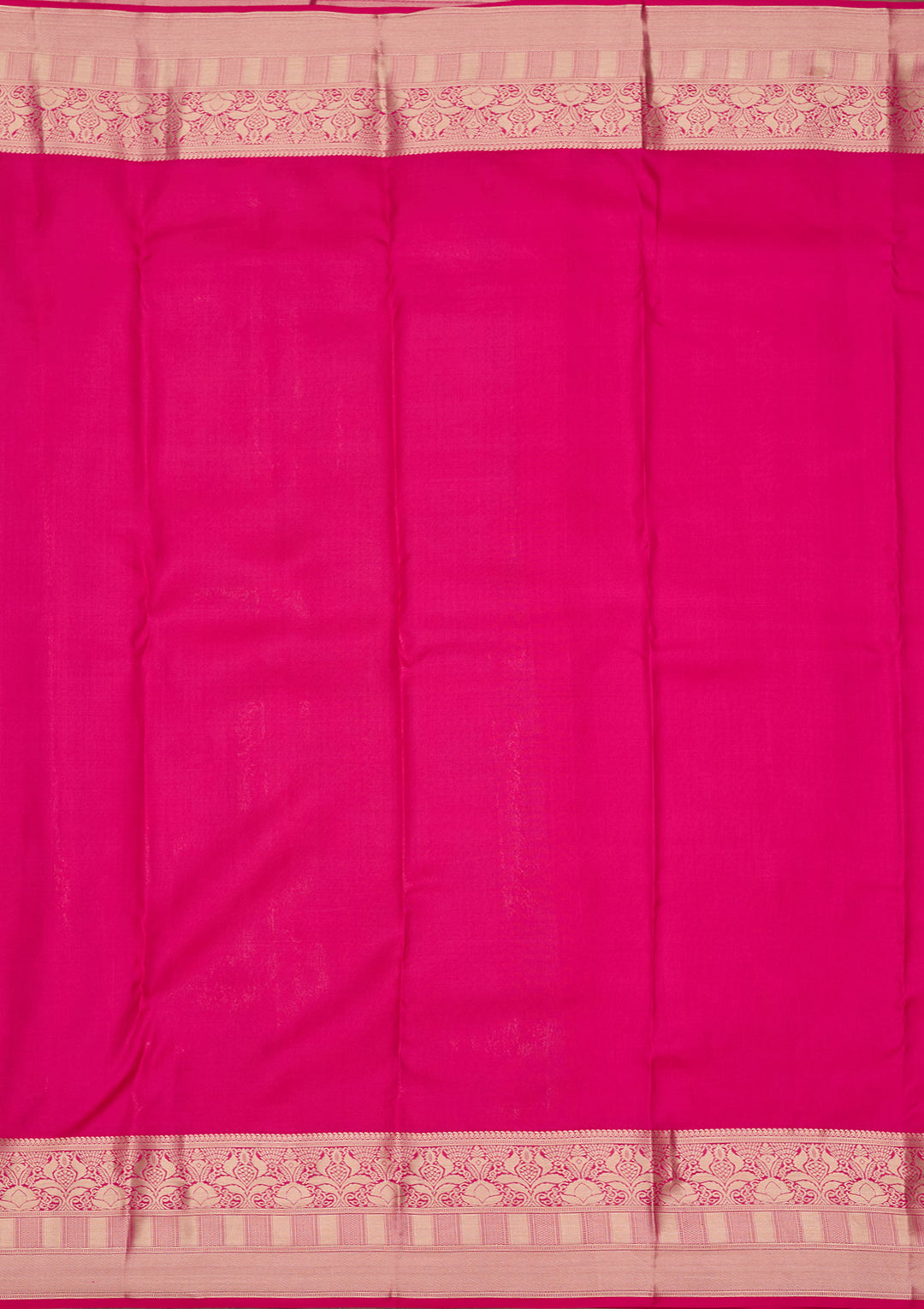 Rani Pink Zariwork Pure Silk Saree