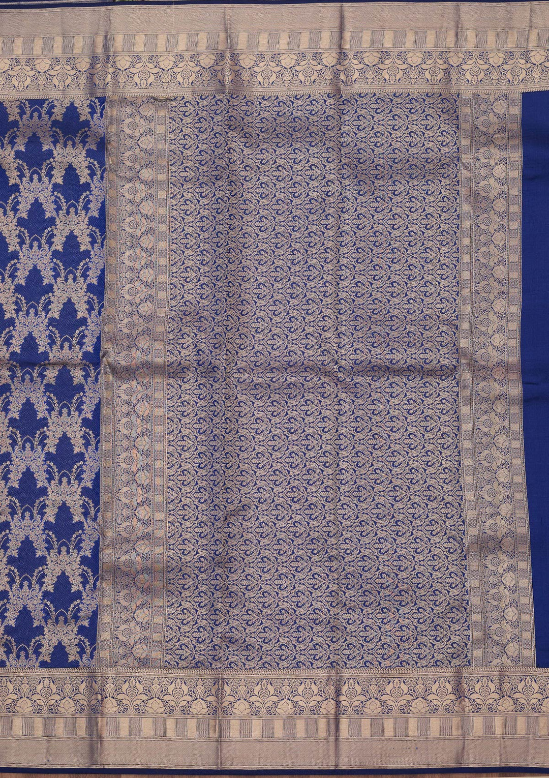 Royal Blue Zariwork (Gold) Pure Silk Silk_Saree