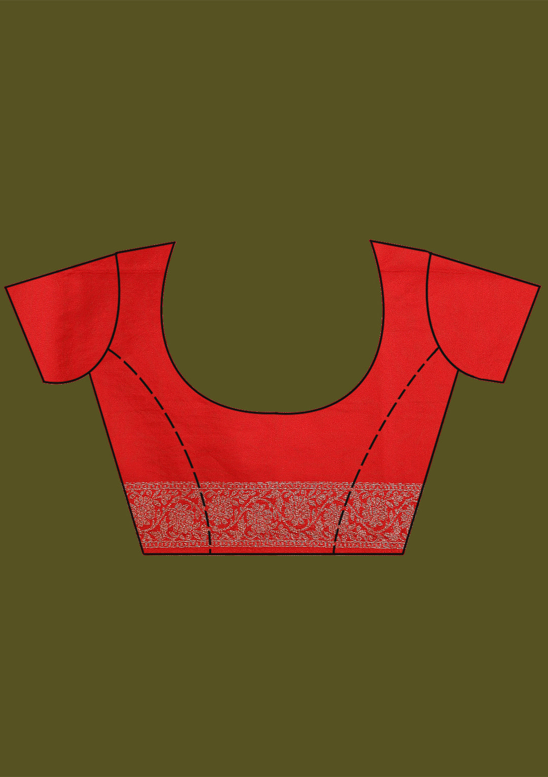 Red Zariwork (Gold) Silk Silk Saree