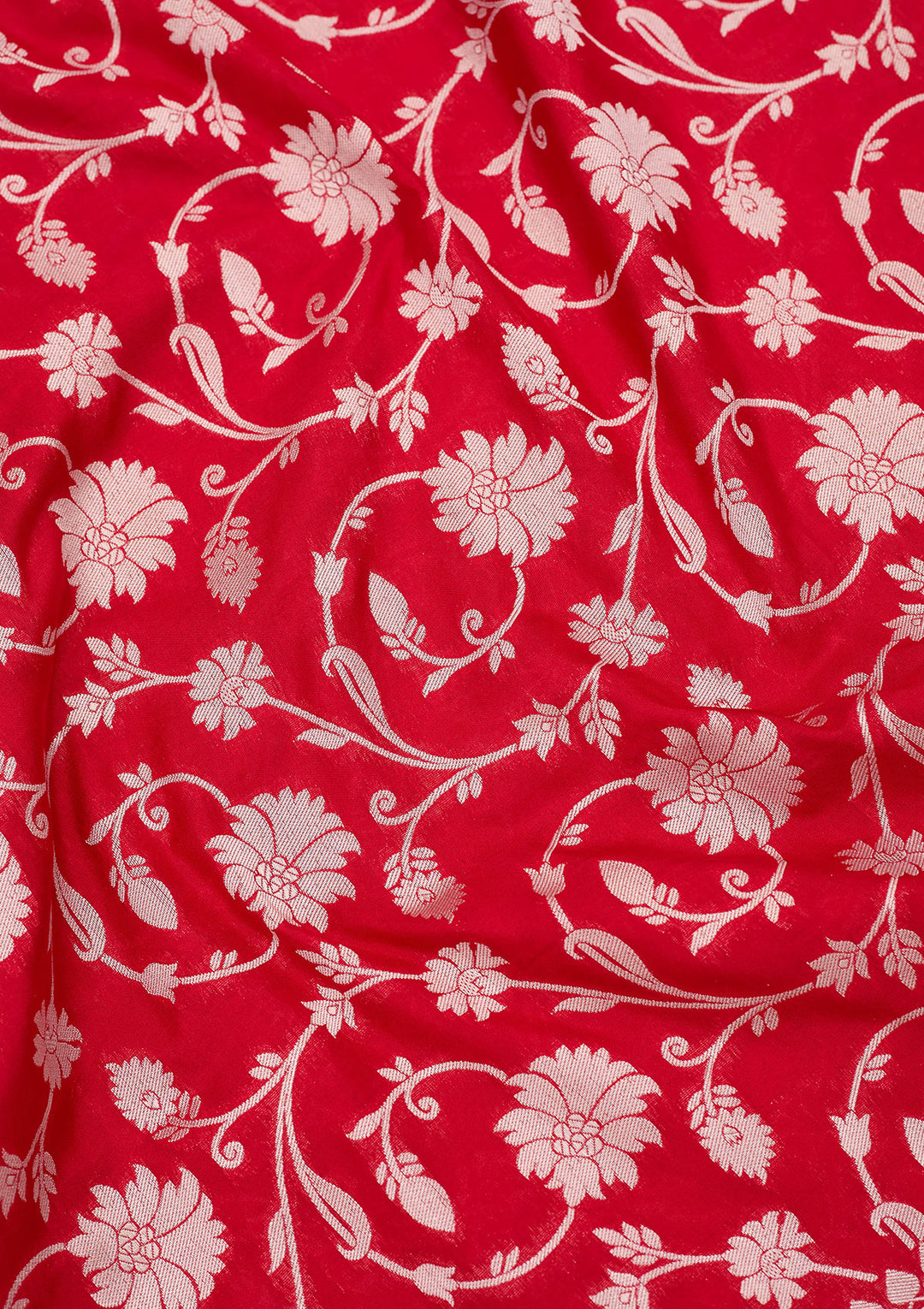 Red Zariwork Pure Silk Saree