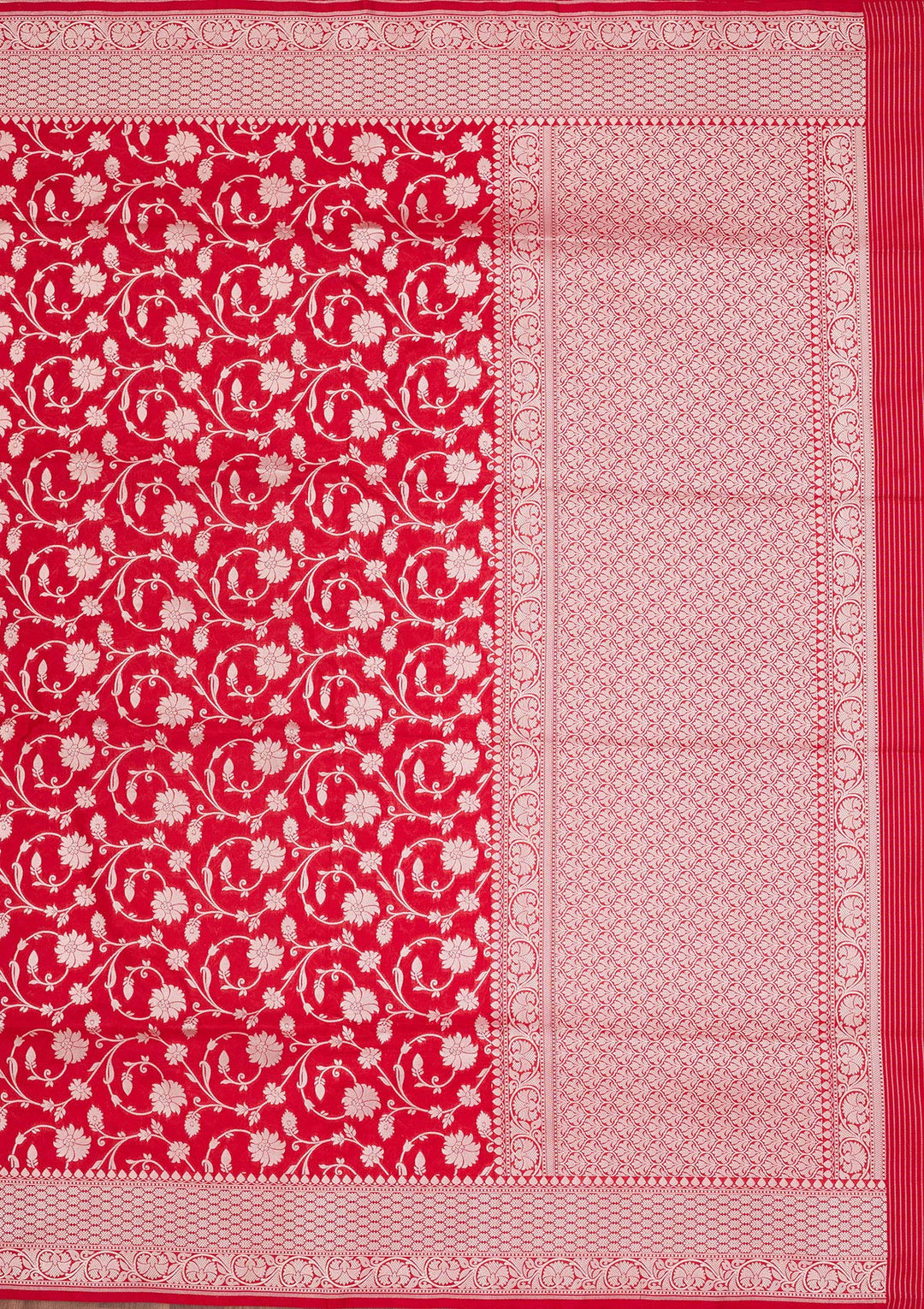 Red Zariwork Pure Silk Saree