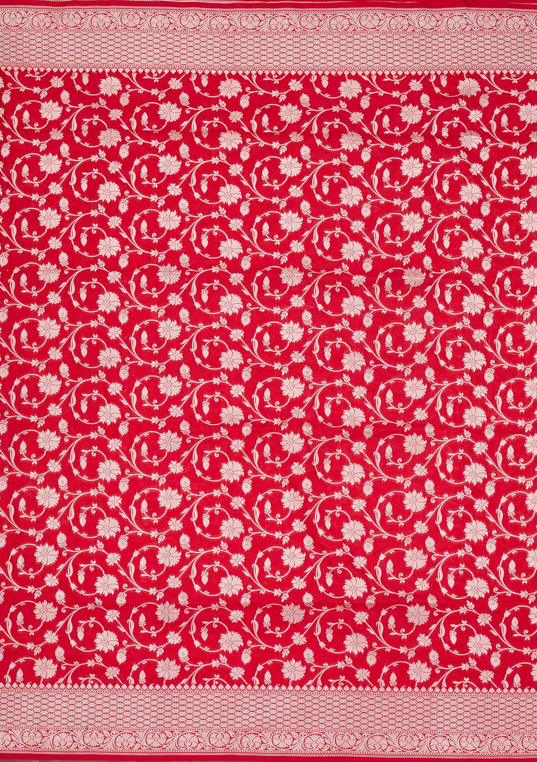 Red Zariwork Pure Silk Saree