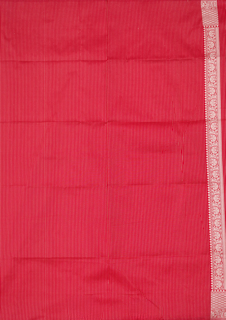 Red Zariwork Pure Silk Saree