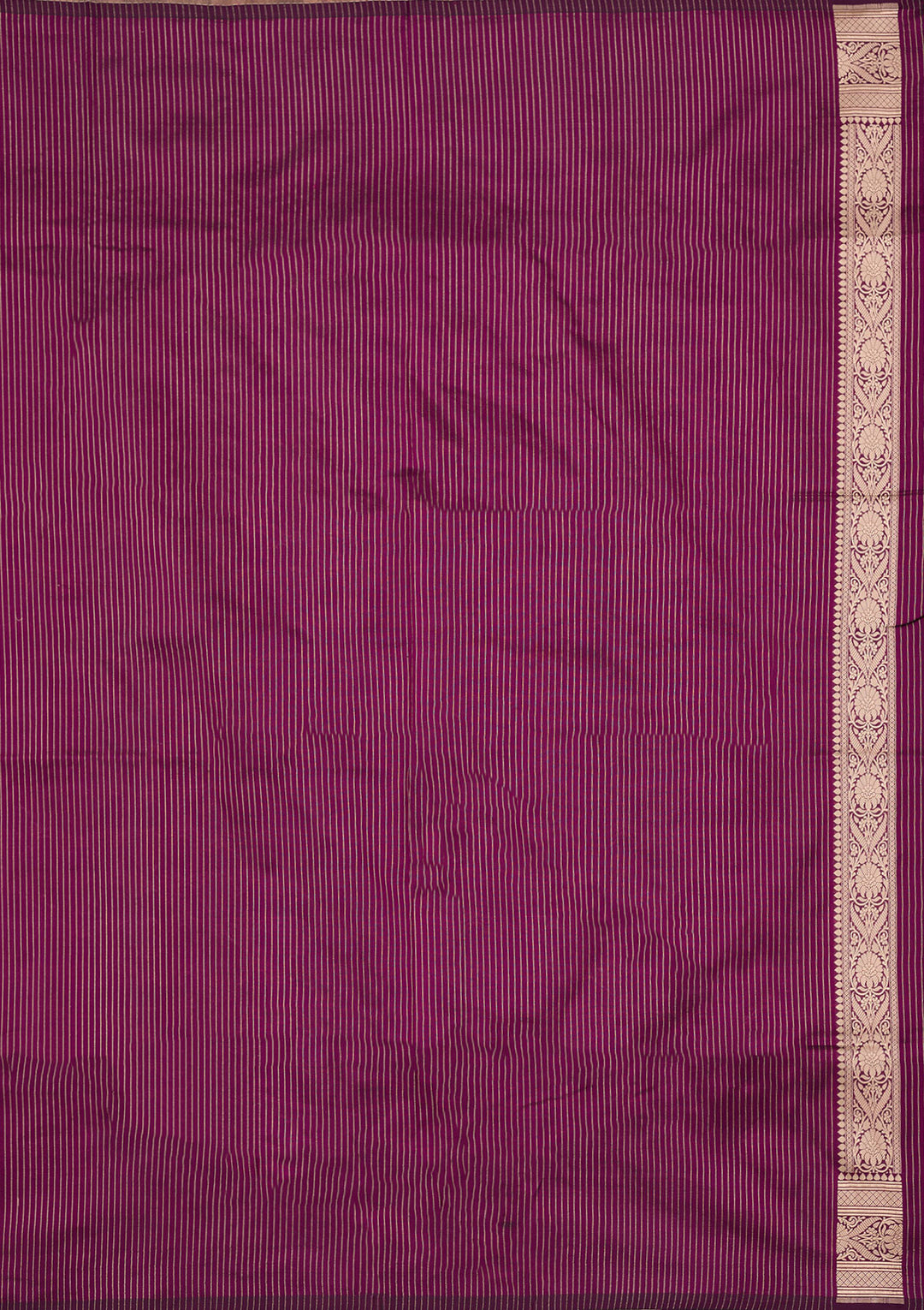 Wine Zariwork Pure Silk Saree