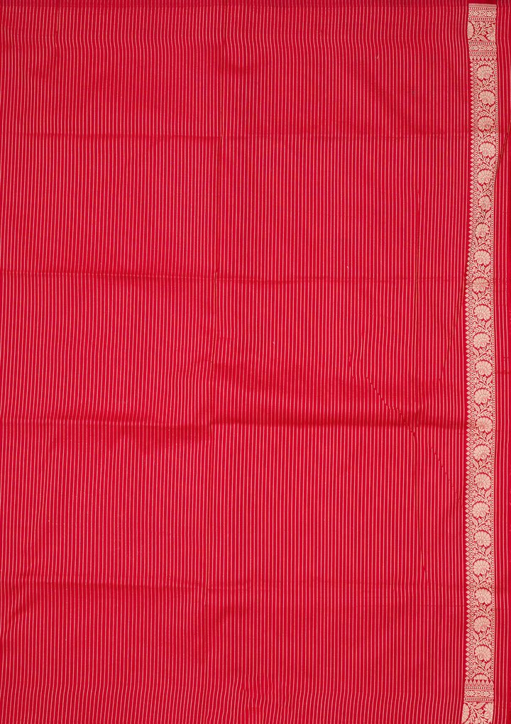 Red Zariwork Pure Silk Saree