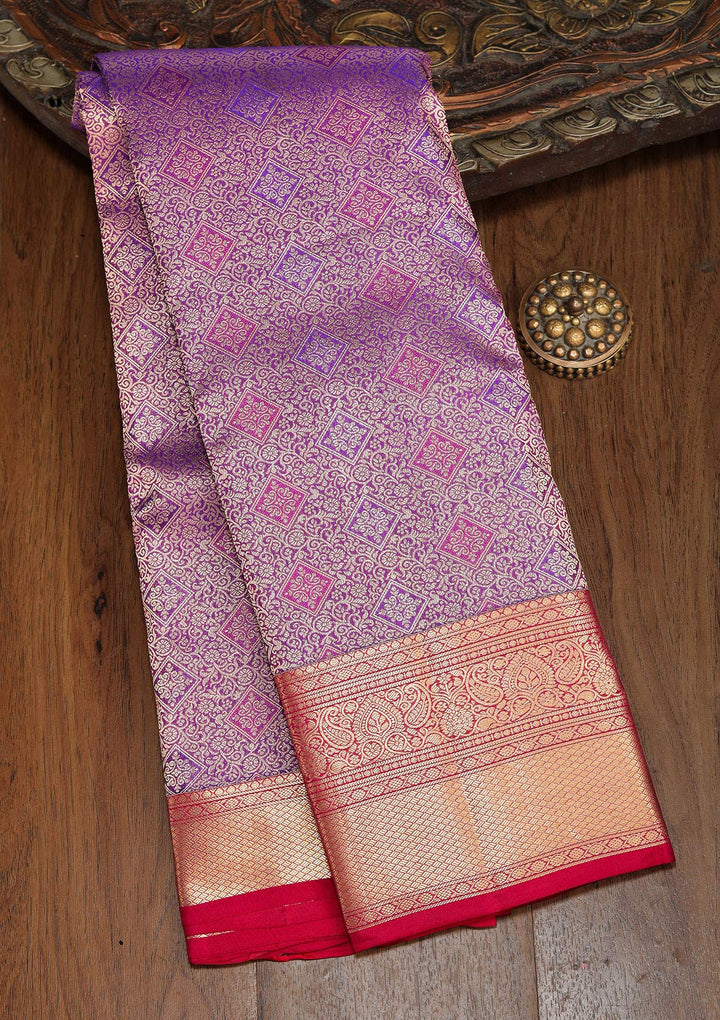 Royal Blue Zariwork Pure Silk Saree