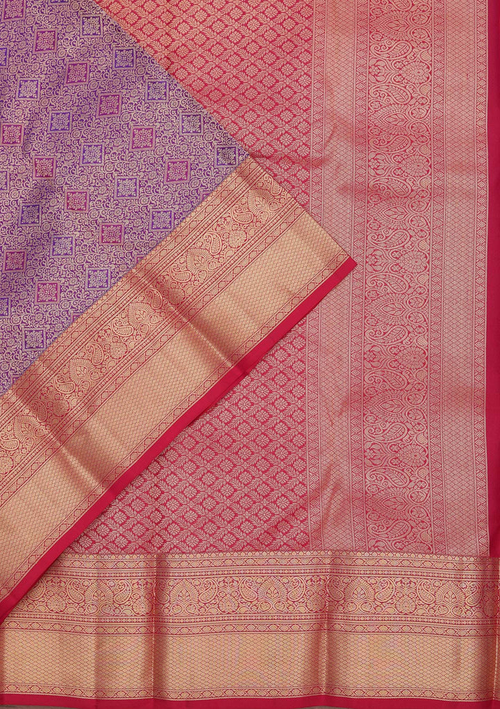 Royal Blue Zariwork Pure Silk Saree