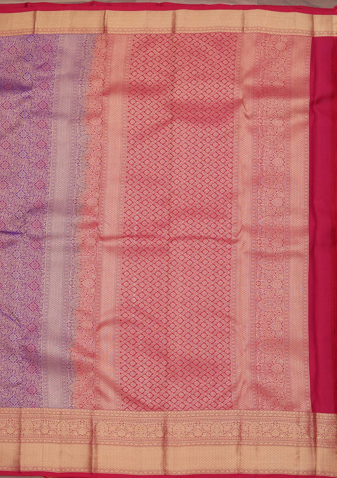 Royal Blue Zariwork Pure Silk Saree