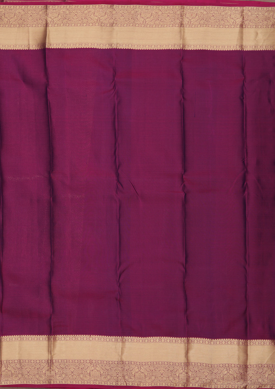 Bottle Green Zariwork Pure Silk Saree