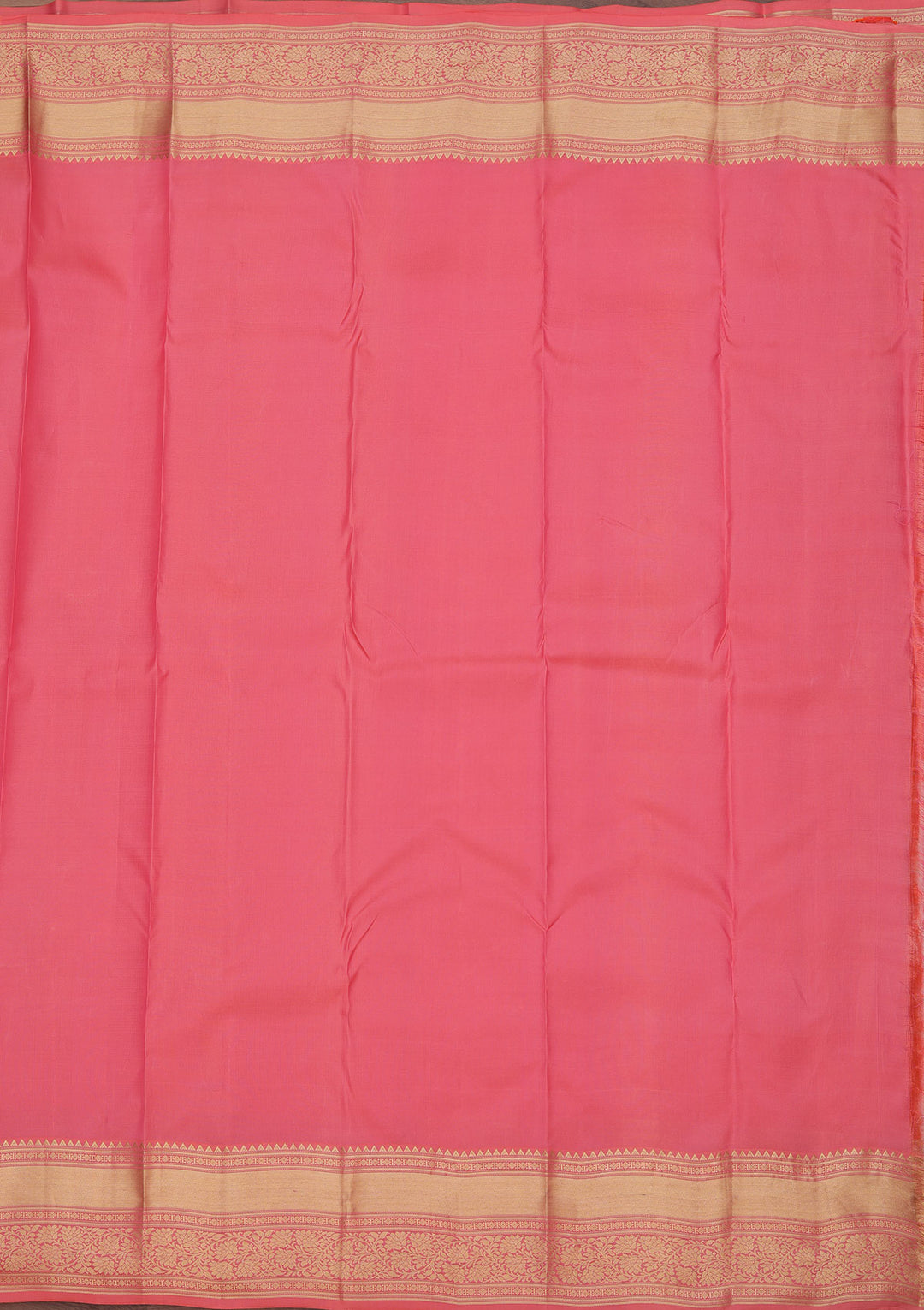 Onion Pink Zariwork Pure Silk Saree