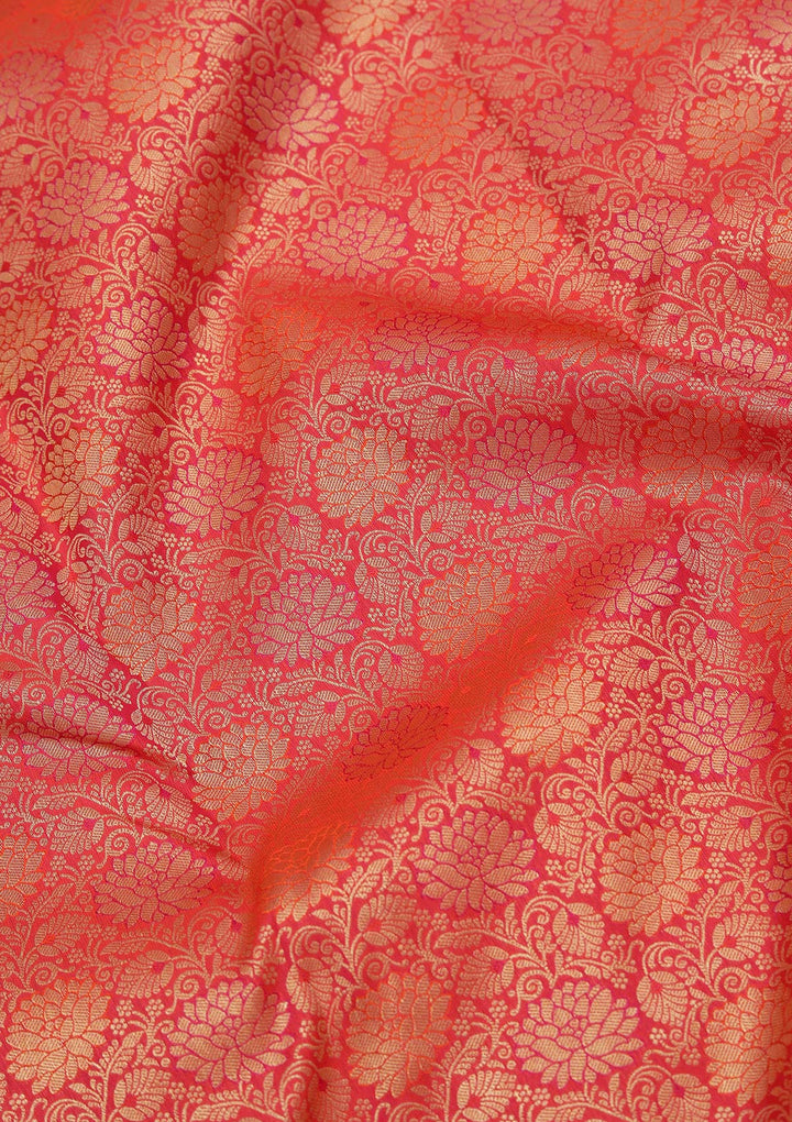 Red Zariwork Pure Silk Saree