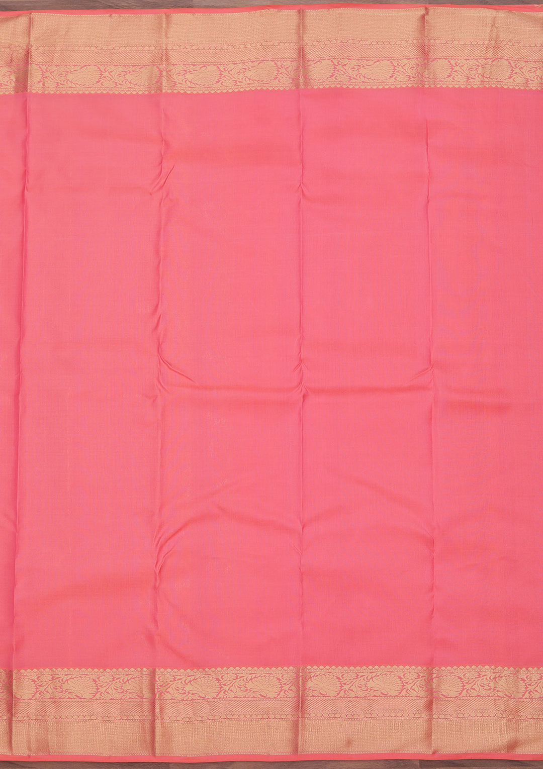 Onion Pink Zariwork Pure Silk Saree