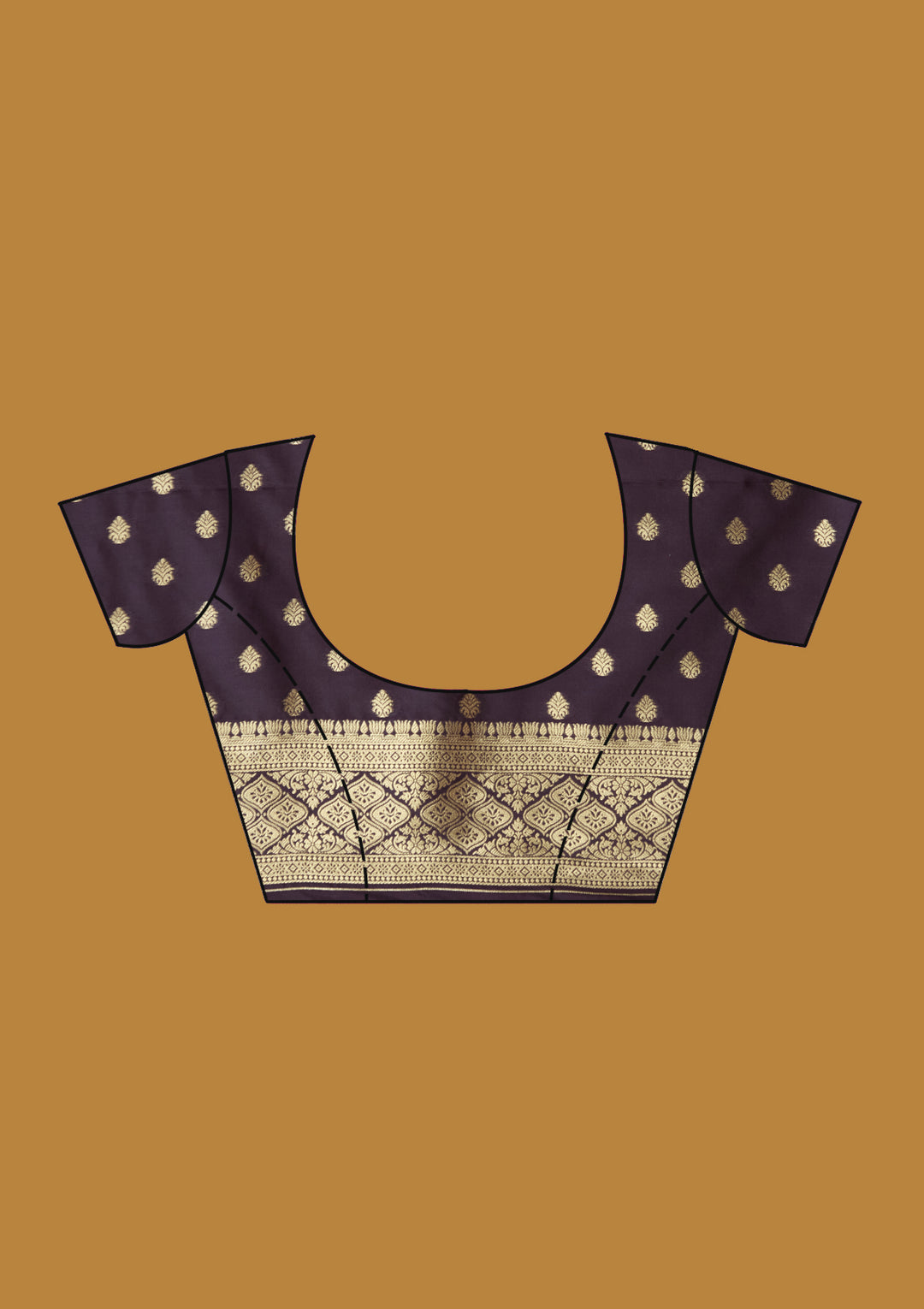 Black Zariwork (Gold) Art Silk Silk Saree